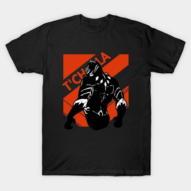 T'CHALLA T-Shirt by skally